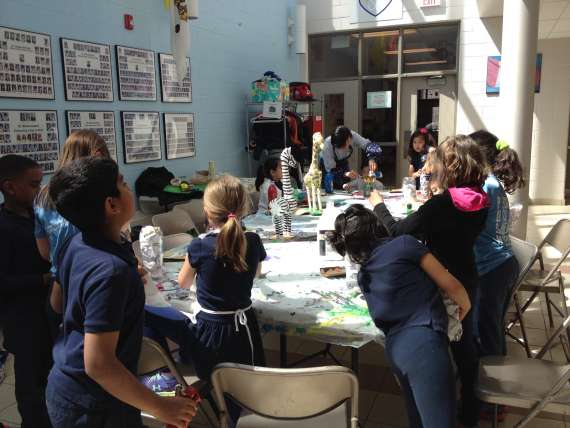 Orfe eco art During Lunch Program